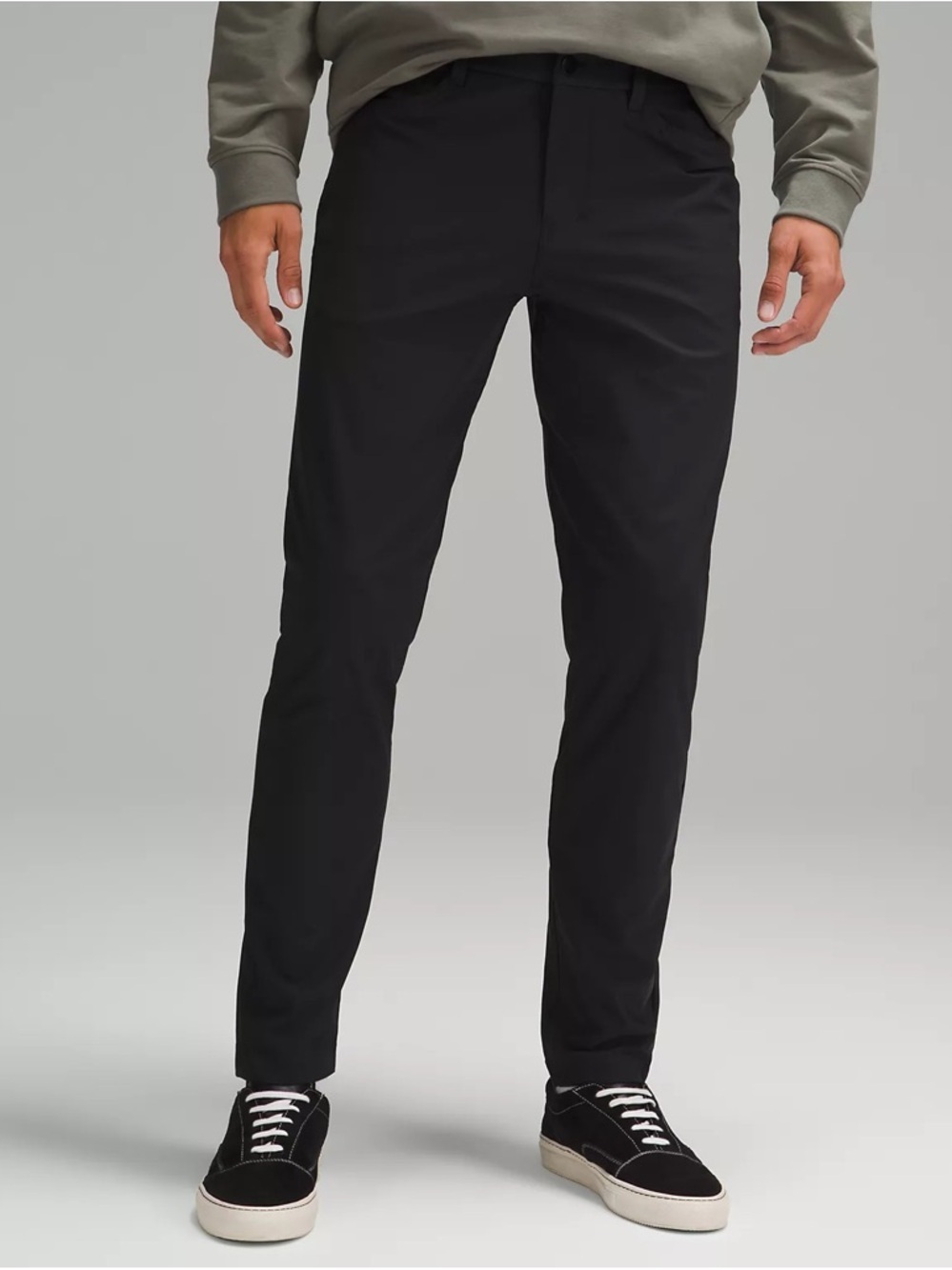 Lululemon Men’s ABC Slim Fit 5 Pocket Black Pants Size 34